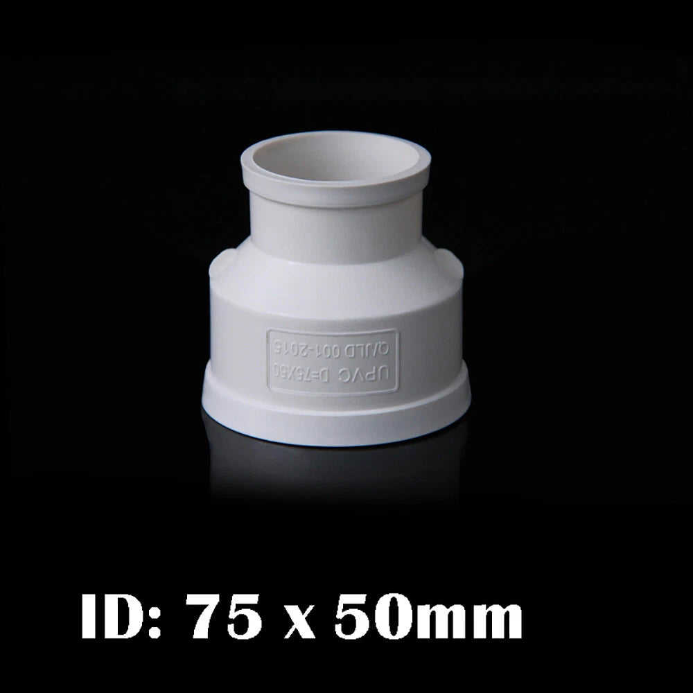 PVC Reducer Fittings Water Pipe Fittings 75 x 50mm~315 x 200mm Adapter Connector