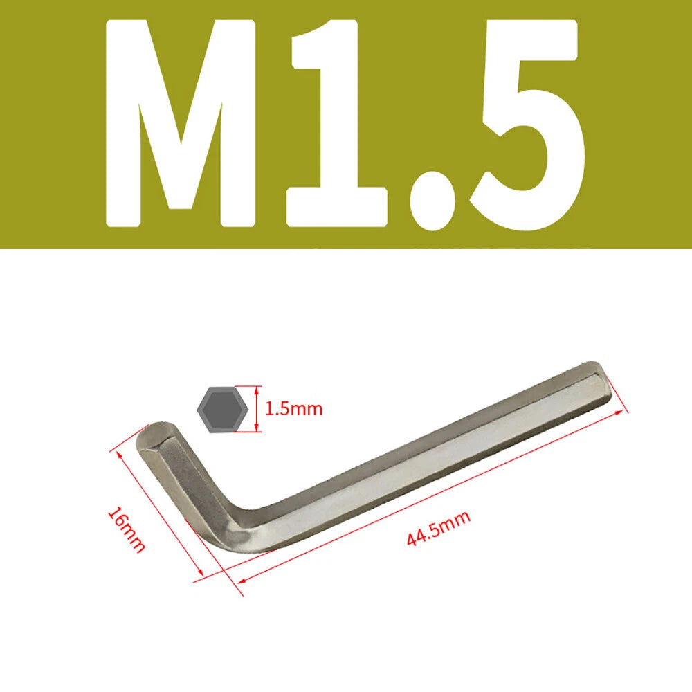 Allen Hex Key Long Arm Metric 0.7mm-17mm Hexagonal Wrench Keys Screwdriver 911-L