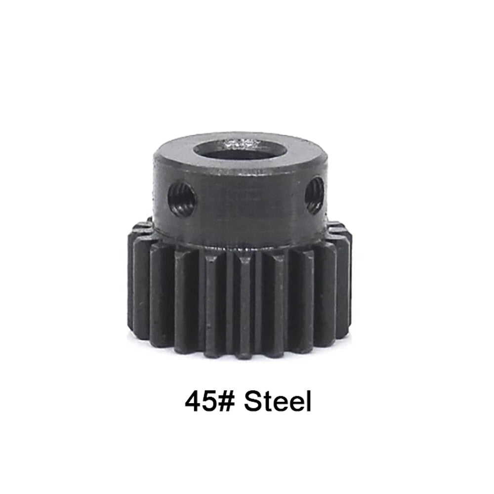 Spur Gear 1 Modulus, 10 to 25 Teeth, Transmission Gears Pitch 3.14mm Motor Gear
