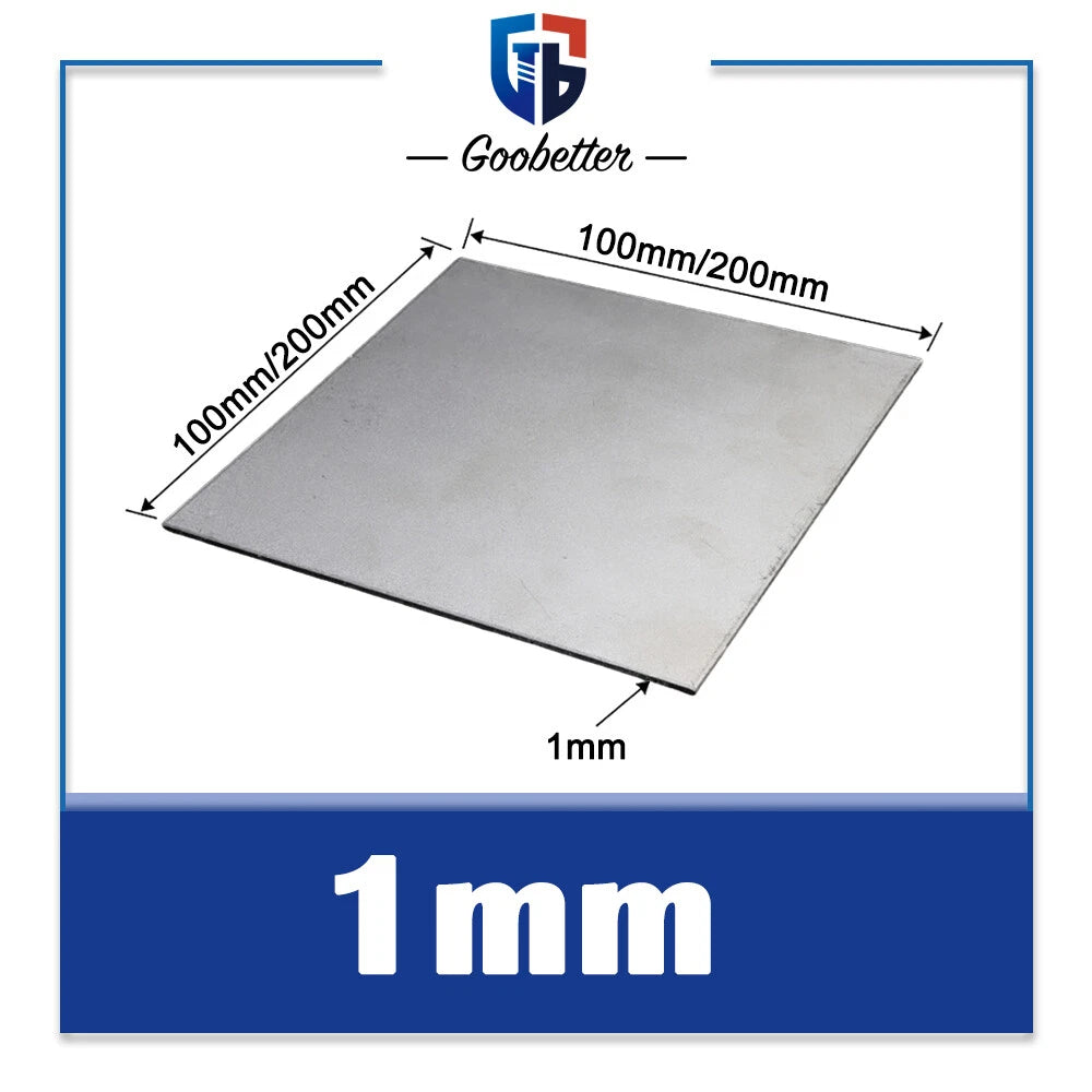 0.5/0.8/1/1.2~18mm Thick TA2 Pure Titanium Plate Ti Metal Sheet Board 100~200mm