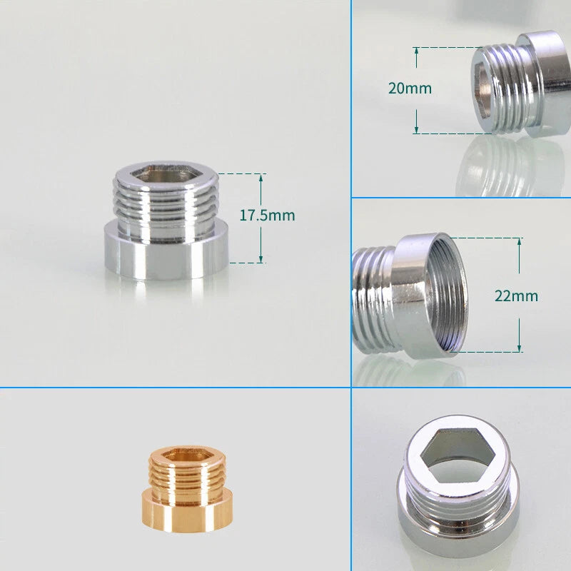 BSP Thread Male to Female Tap Connector Adapter — Kitchen & Garden Hose Fitting