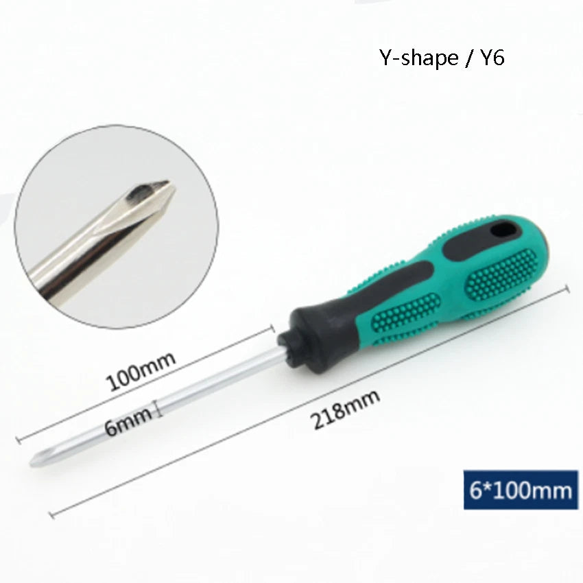 Security Screwdriver Set — Reverse Phillips, Y-Type, Triangle & Metric Bits