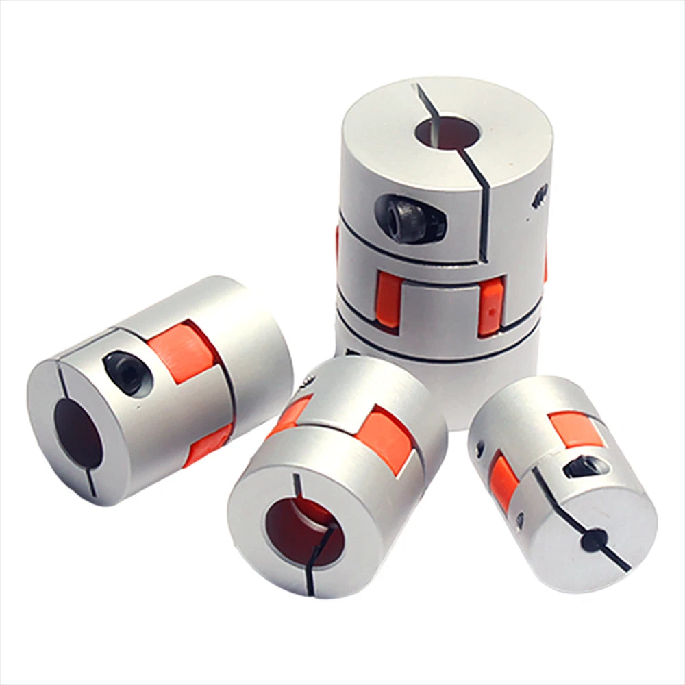 Alu Shaft Coupler Flexible Plum Spider Jaw Coupling Stepper Motor for 3D Printer