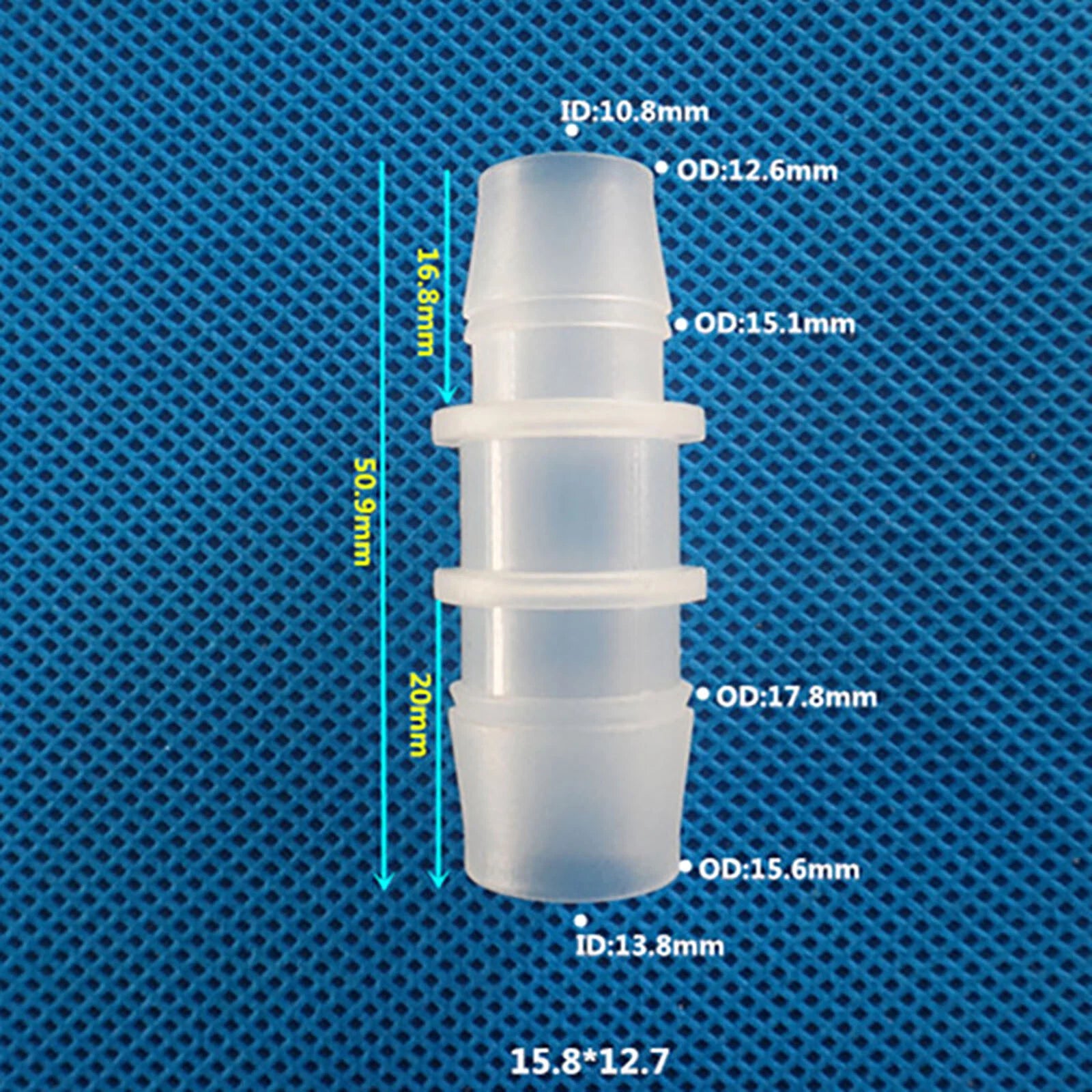 Reducing Coupling Straight Hose Pipe Plastic Adapter Fittings Connector Joint