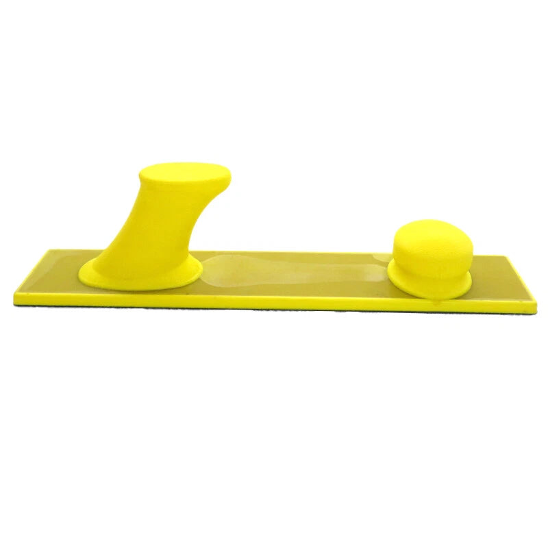 Mouse‑Shaped Hand Sanding Block — Ergonomic Foam Grip with Hook & Loop Base for Standard Sanding Discs