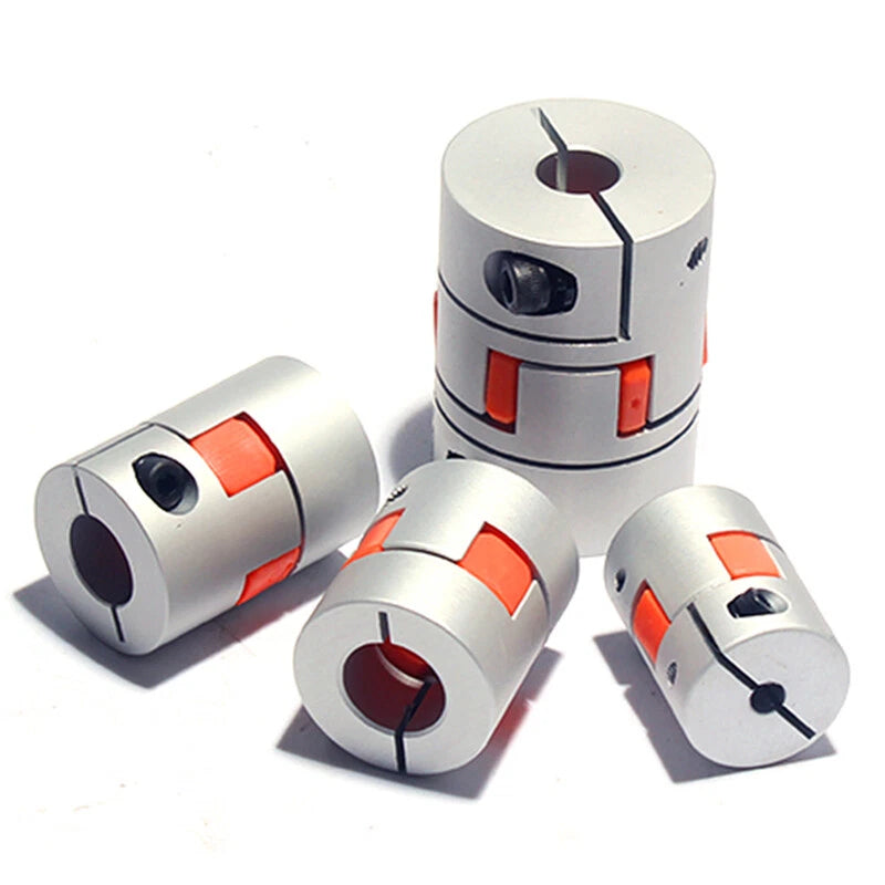 CNC Shaft Coupler Flexible Plum Spider Jaw Coupling Stepper Motor D14mm - 150mm