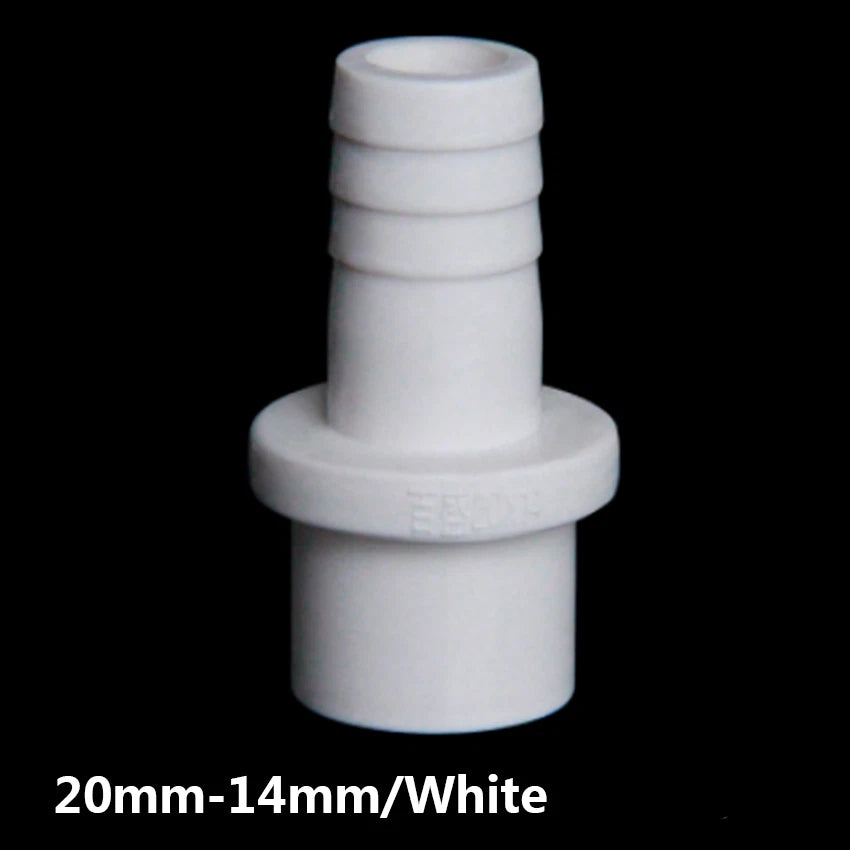 PVC Plastic Pipe Fittings Adapter Connector 20 25mm Sleeve x Hose Nozzle 5-20mm