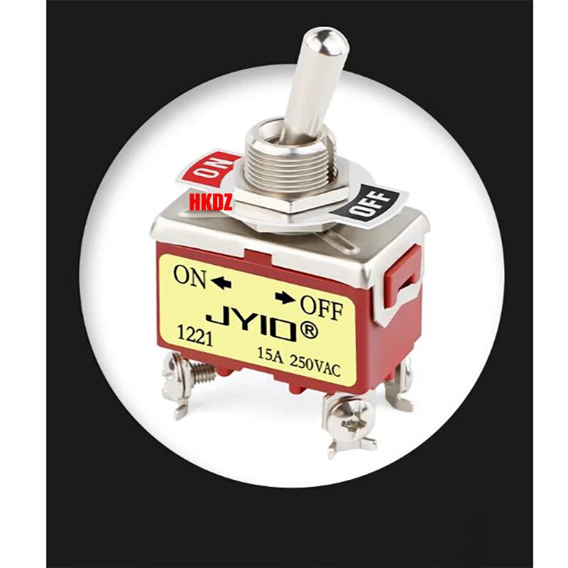 Heavy Duty Toggle Switch — 2/3 Position SPST DPDT, BEM & E-TEN Series, Pin or Screw Terminal