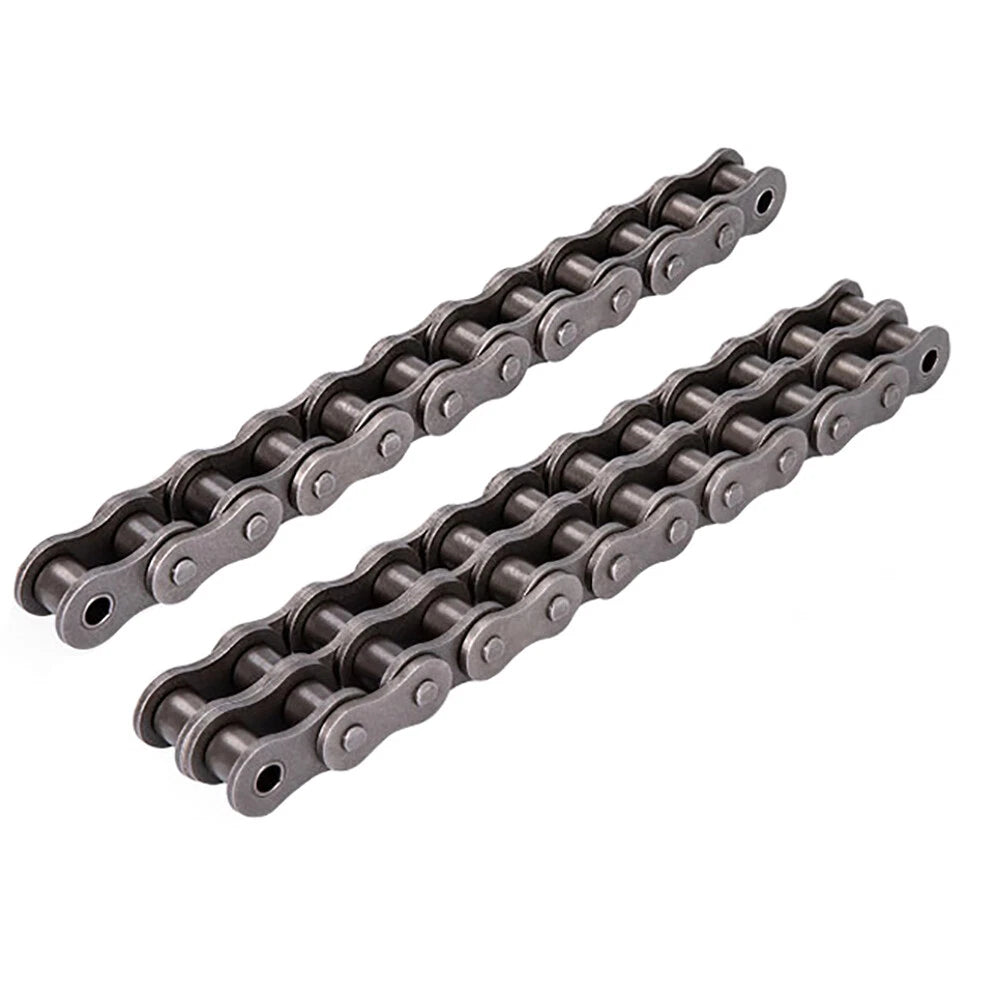 Roller Chain Single Row-Double Row Transmission Chain Manganese Steel 04C 06B