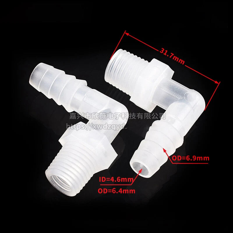 Plastic Hose Pipe Connector Reducing Fitting Plastic Barbed Fuel Water Vacuum