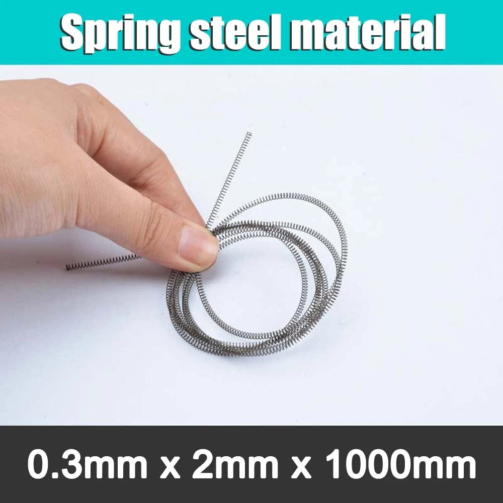 1000mm length Spring Stee Wire 0.3mm-6mm ,OD 6mm-60mm Compression Spring 1 Meter