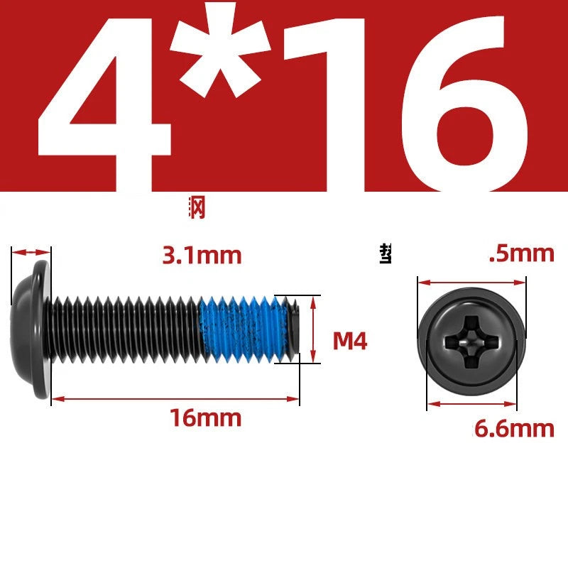 M2–M6 Flanged Button Head Screws – Carbon Steel, Phillips Drive, Nickel or Black Zinc Plated