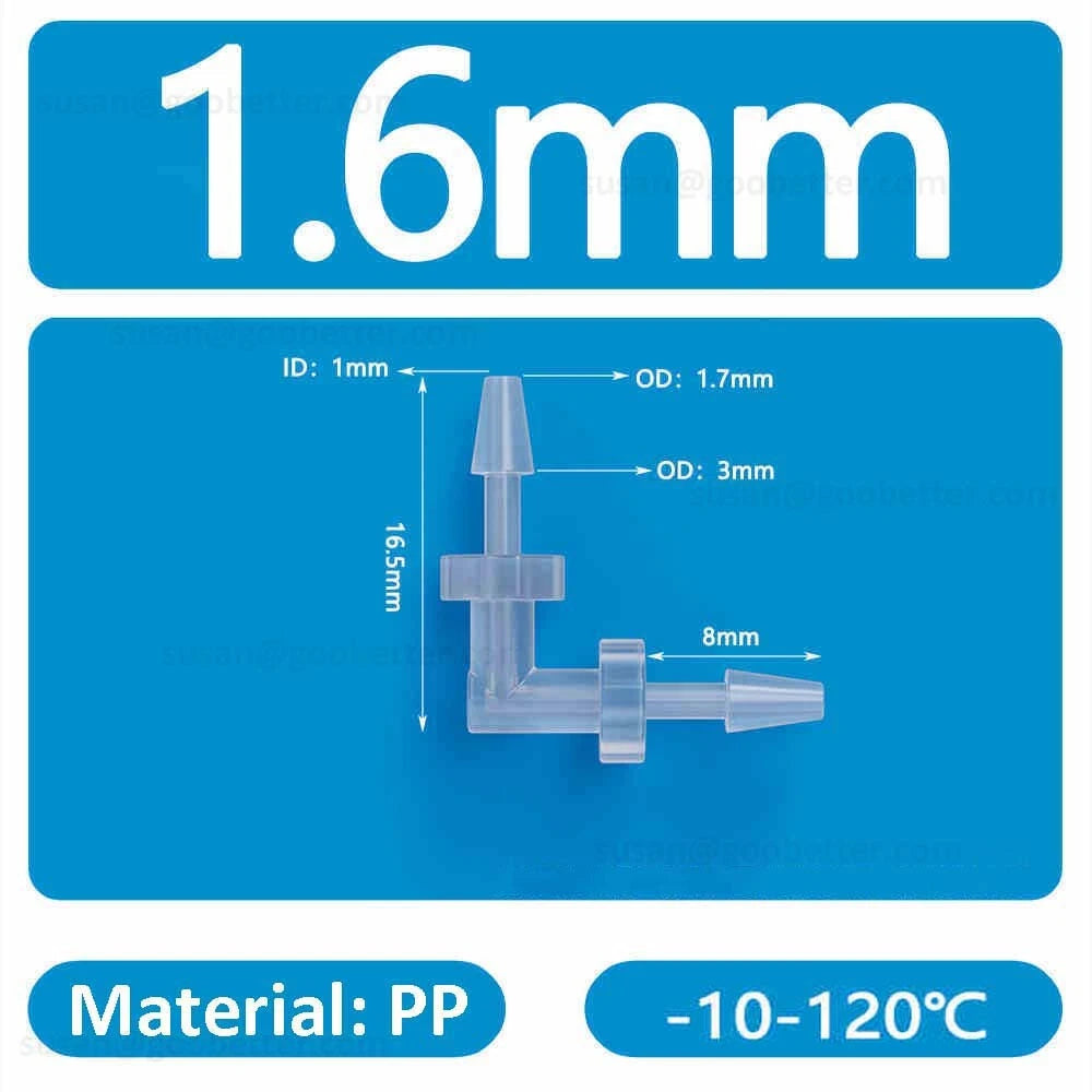 Plastic Barbed Hose Connectors — T-Piece, Elbow & Straight Fittings for Air & Water Lines