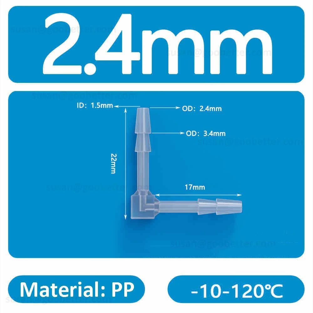 Plastic Barbed Hose Connectors — T-Piece, Elbow & Straight Fittings for Air & Water Lines