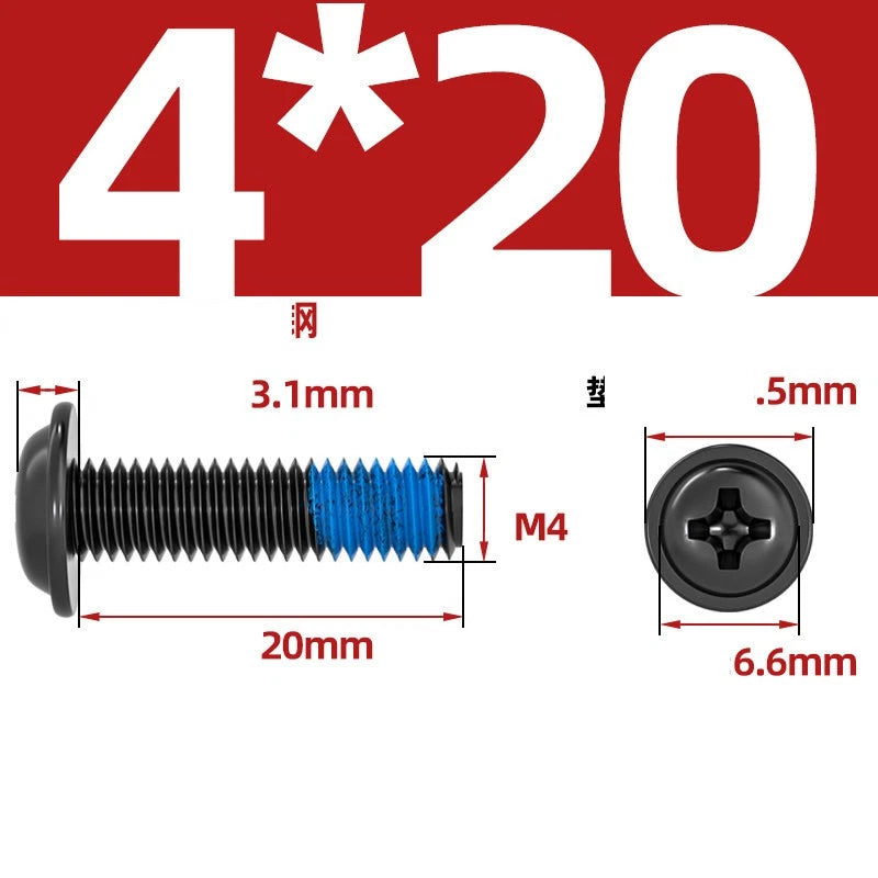 M2–M6 Flanged Button Head Screws – Carbon Steel, Phillips Drive, Nickel or Black Zinc Plated