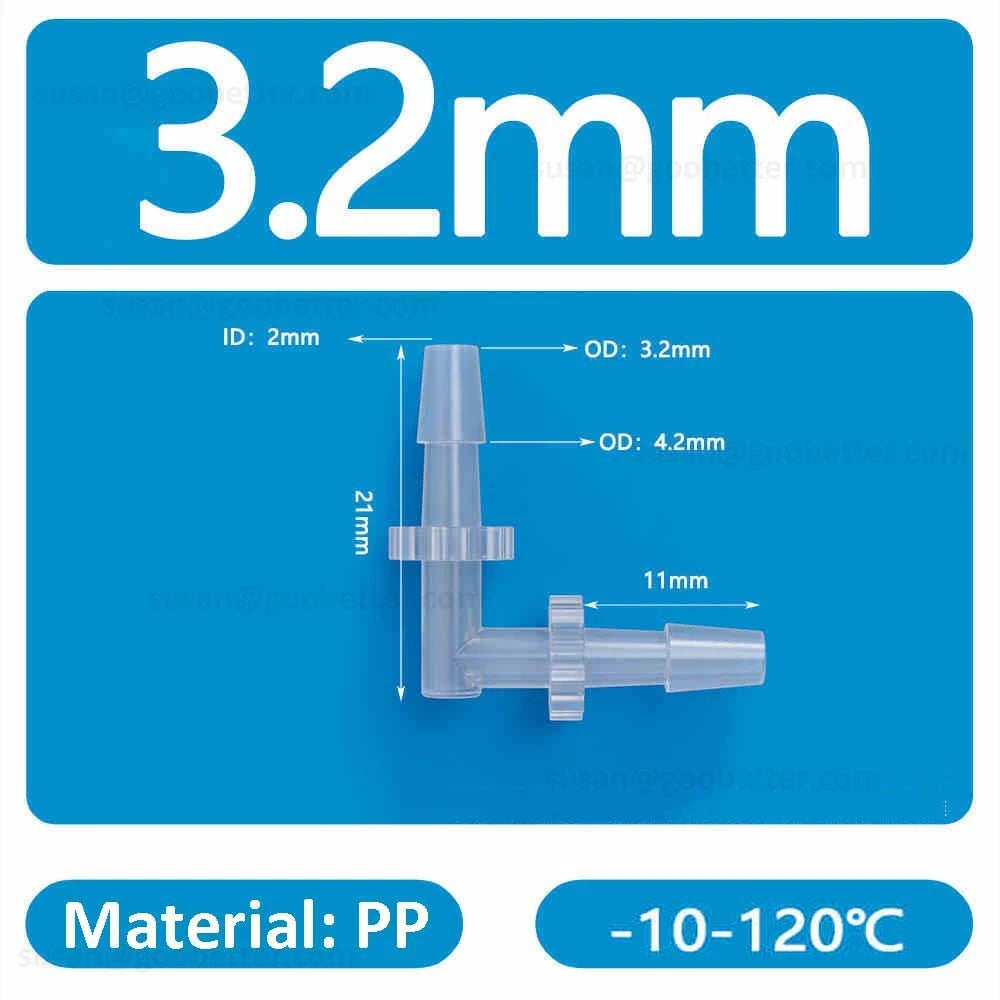 Plastic Barbed Hose Connectors — T-Piece, Elbow & Straight Fittings for Air & Water Lines