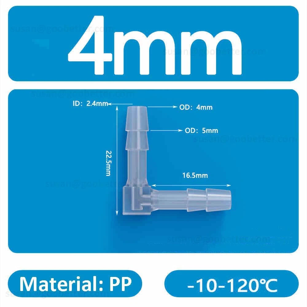 Plastic Barbed Hose Connectors — T-Piece, Elbow & Straight Fittings for Air & Water Lines