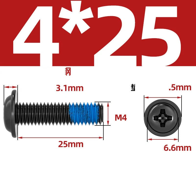 M2–M6 Flanged Button Head Screws – Carbon Steel, Phillips Drive, Nickel or Black Zinc Plated