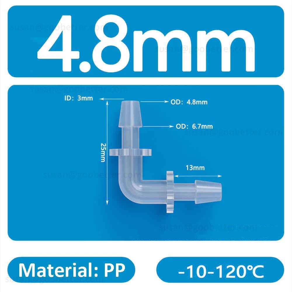 Plastic Barbed Hose Connectors — T-Piece, Elbow & Straight Fittings for Air & Water Lines