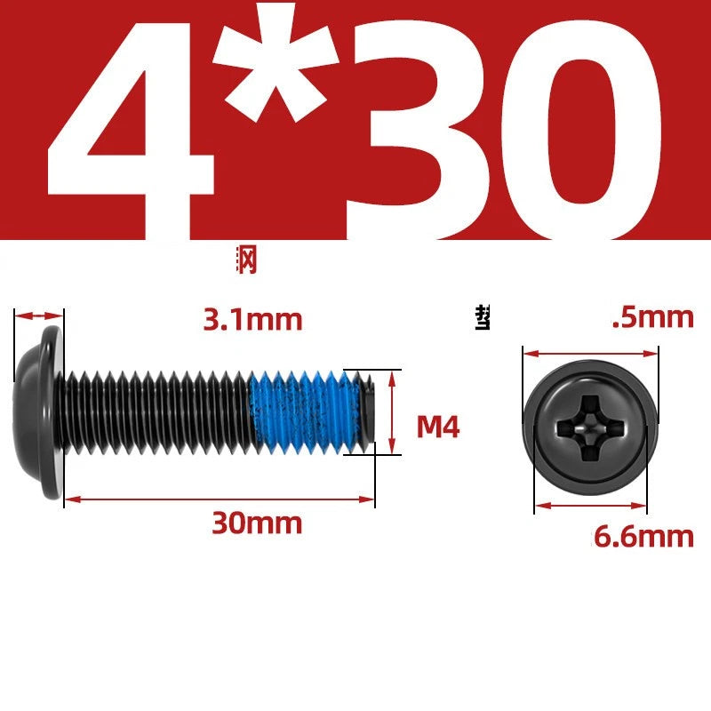 M2–M6 Flanged Button Head Screws – Carbon Steel, Phillips Drive, Nickel or Black Zinc Plated