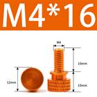 M3 M4 Anodized Aluminum Thumb Screws — Knurled Head Hand Bolts for PC Case, Fishing Rigs & DIY Projects