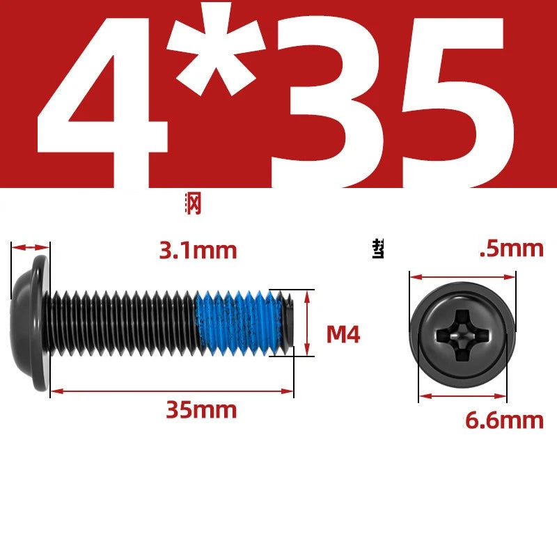 M2–M6 Flanged Button Head Screws – Carbon Steel, Phillips Drive, Nickel or Black Zinc Plated