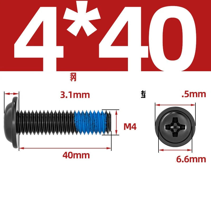 M2–M6 Flanged Button Head Screws – Carbon Steel, Phillips Drive, Nickel or Black Zinc Plated