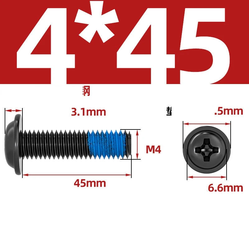 M2–M6 Flanged Button Head Screws – Carbon Steel, Phillips Drive, Nickel or Black Zinc Plated