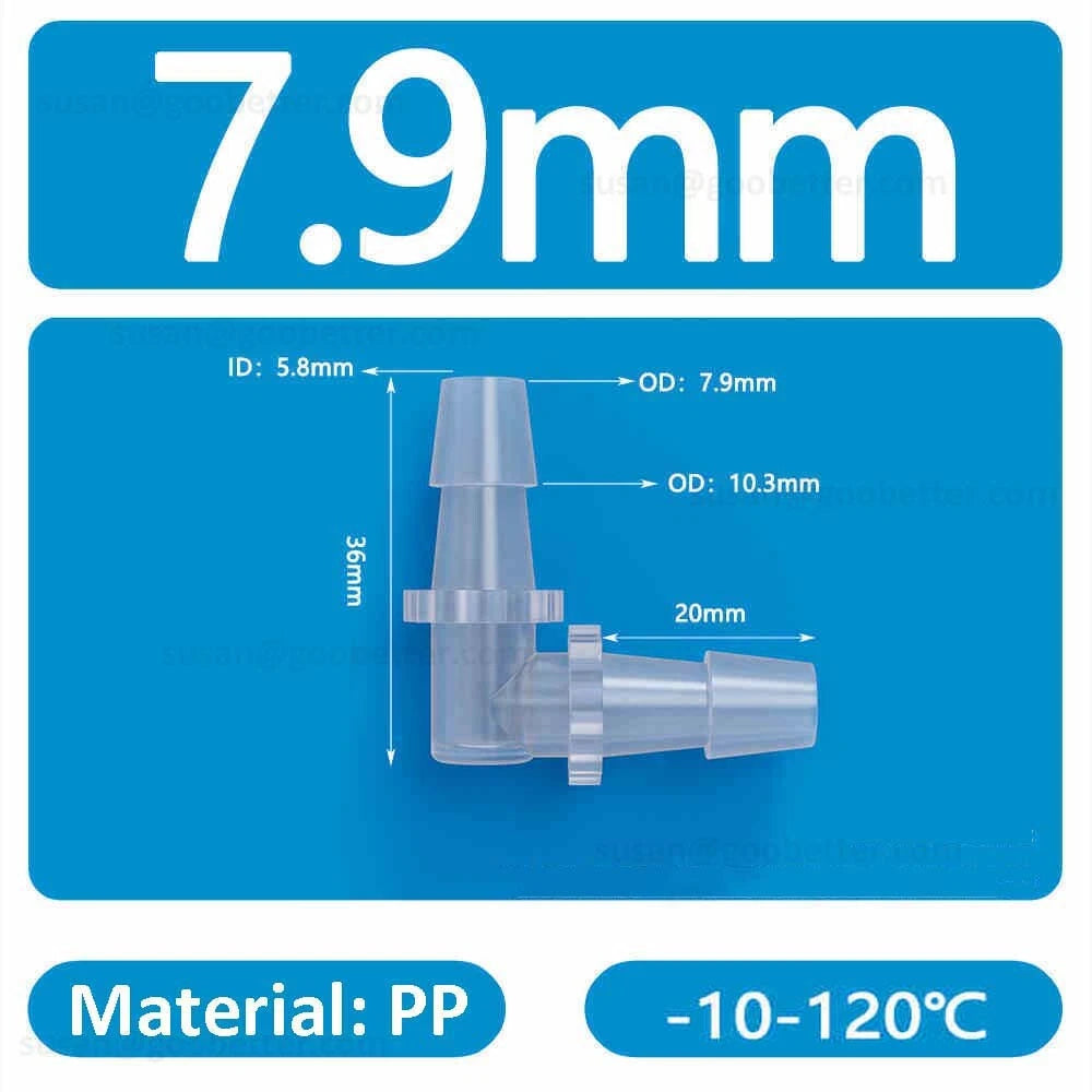 Plastic Barbed Hose Connectors — T-Piece, Elbow & Straight Fittings for Air & Water Lines