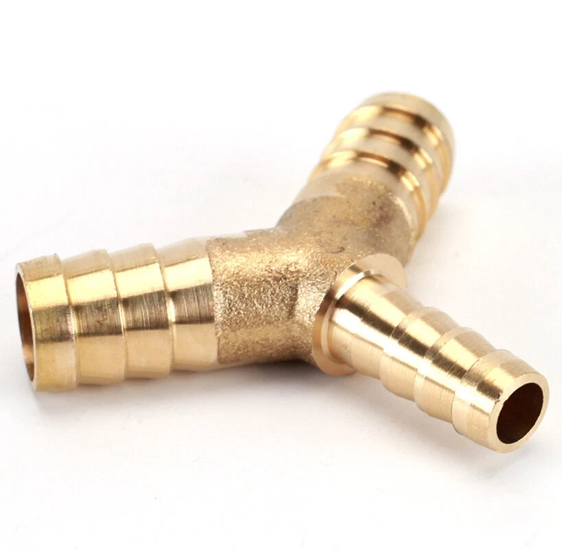 Brass Reducing Hose Fittings – Straight, L, T & Y Connectors for Gas & Air Tube