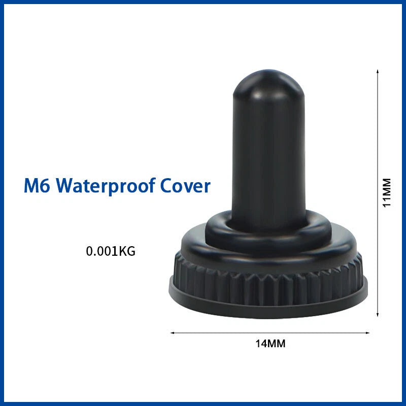 MTS 6mm Mini Toggle Switch – 3 & 6 Pin, 2 & 3 Position, On-Off / On-Off-On