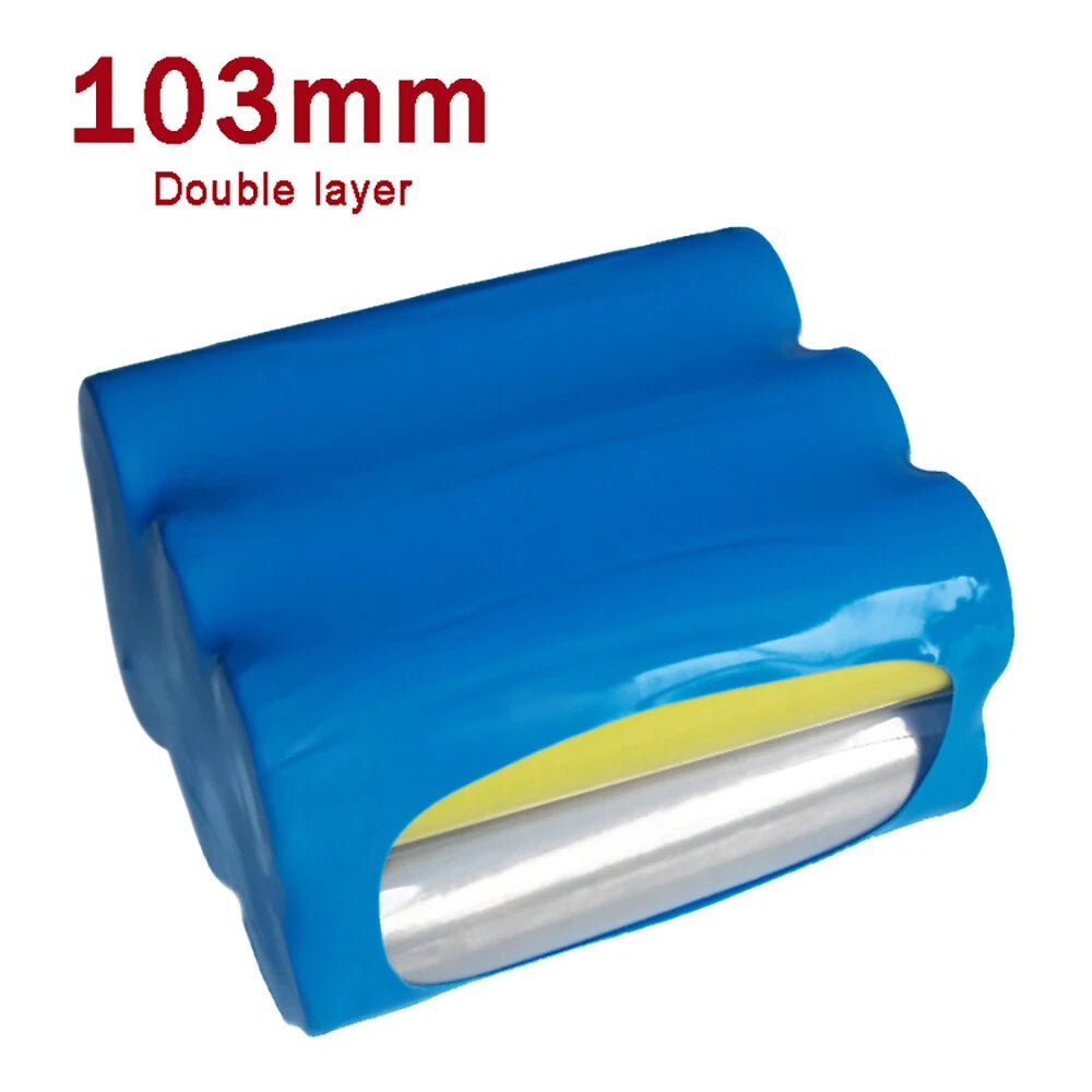 Blue PVC Heat Shrink Tubing for 18650 Battery Packs — Single to 4 - Cell - HomeDIYer