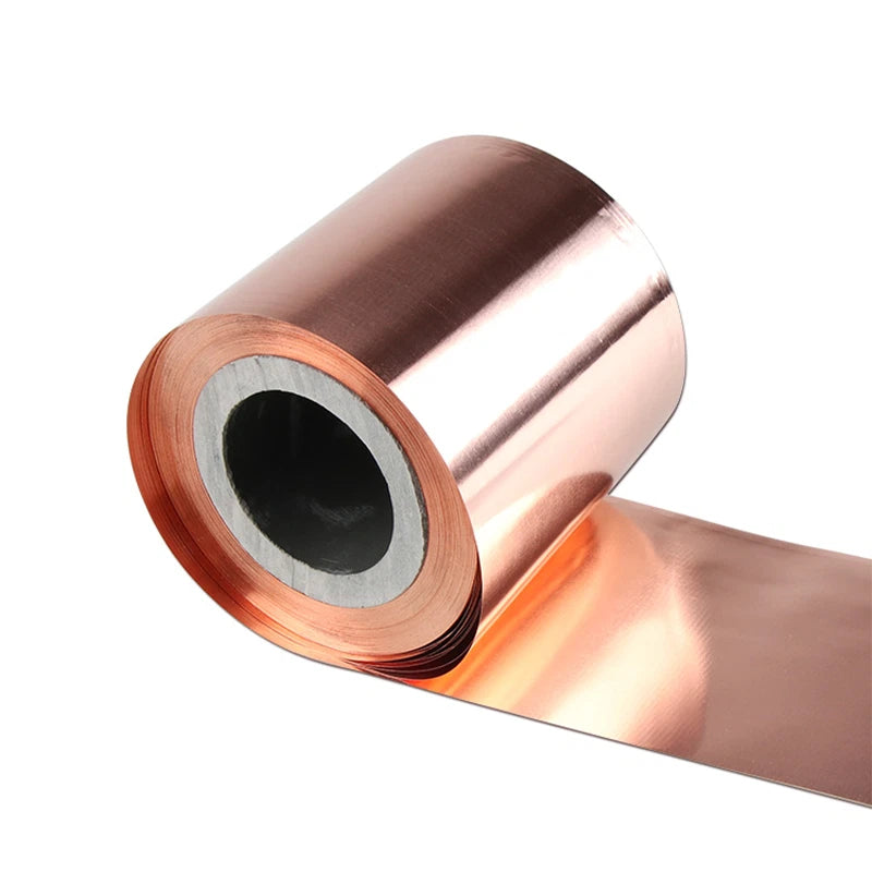 T2 Copper Sheet Foil Strip Roll 200mm*1000mm Thick: 0.03mm-0.4mm Multiple Size