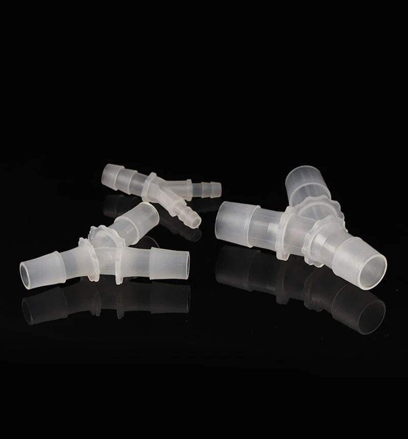 3-Way Y Type Tube Hose Pipe Joint Plastic Tube Connector Barbed 2.4mm~19.5mm