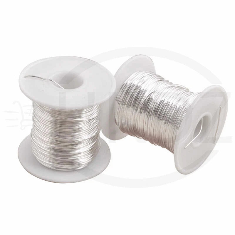 High Purity Silver Wire Ag99.99% Electrochemical Conductive Metal Wire 0.025-2mm