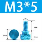 M3 M4 Anodized Aluminum Thumb Screws — Knurled Head Hand Bolts for PC Case, Fishing Rigs & DIY Projects
