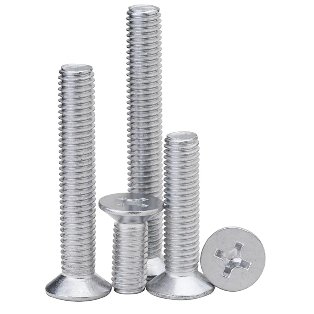 M3-M10 Aluminum Alloy Phillips Countersunk Flat Head Machine Screws | Anodized