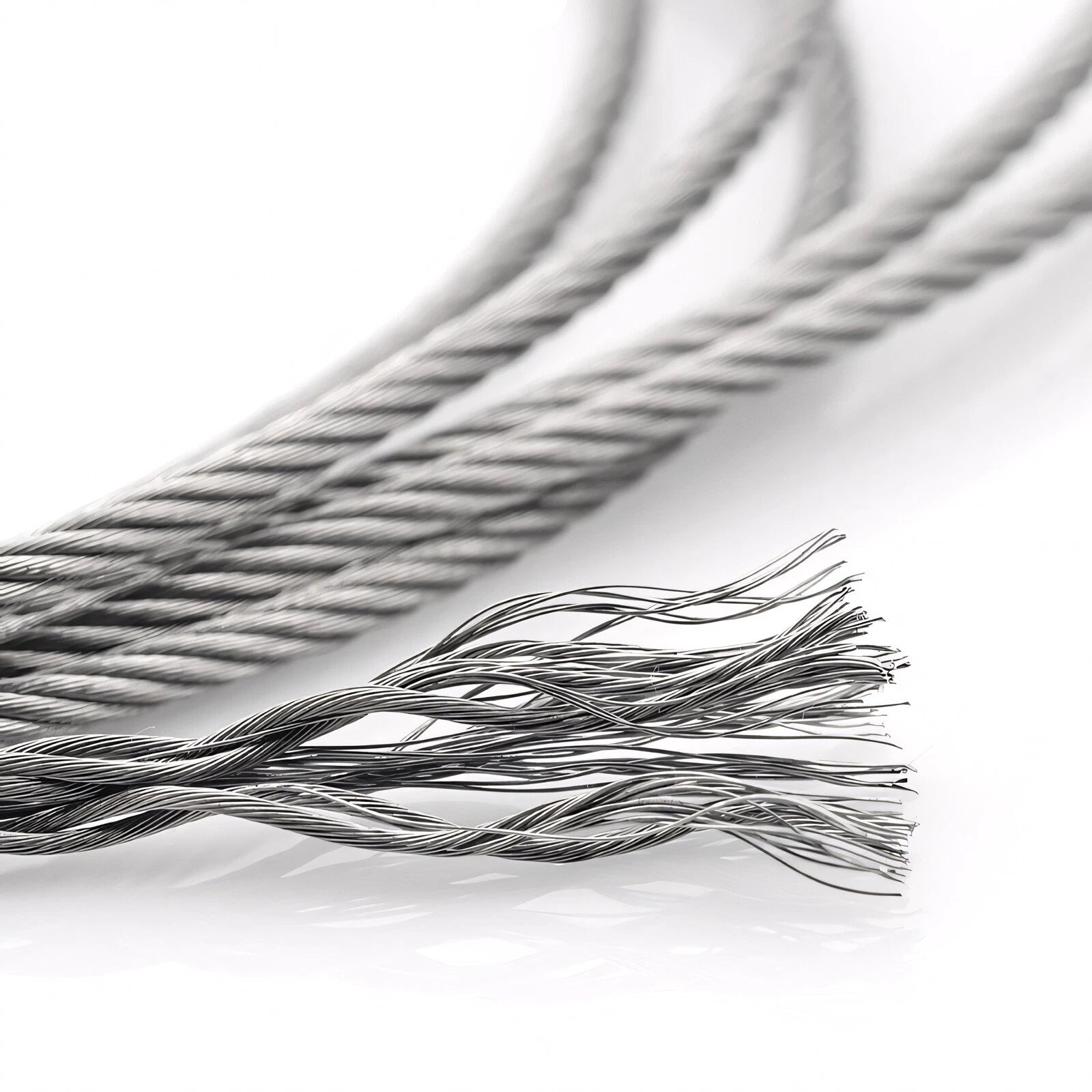 304 A2 Stainless Steel Wire Rope 0.3mm-20mm LIFTING METAL CABLE 7x7-7x19