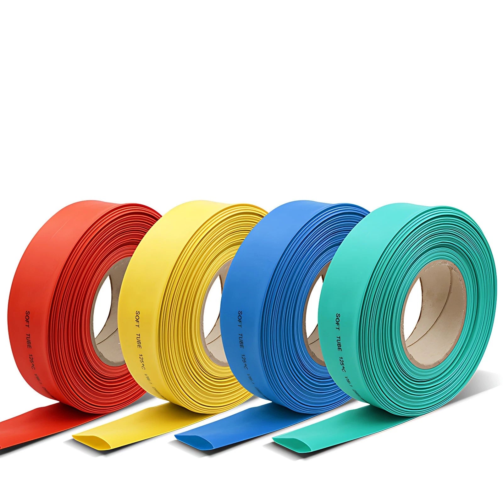 Heat Shrink Tubing 2:1 Ratio — Φ0.6mm to Φ210mm, 7 Colors, 1M per Piece