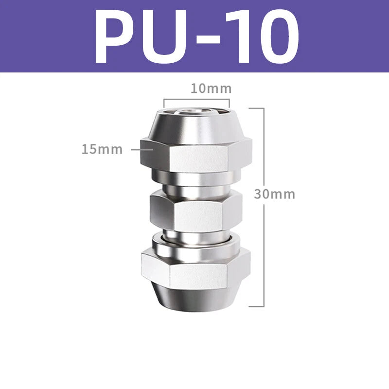 Stainless Steel Compression Coupling Fittings for Pipe — 4mm to 16mm