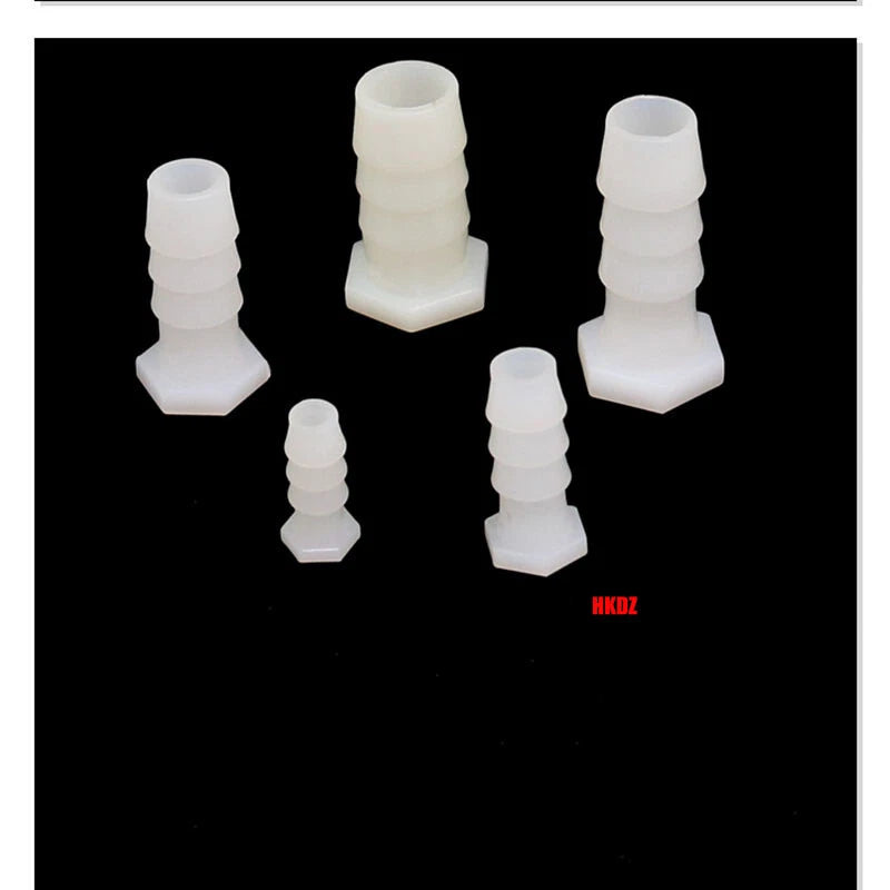 2.4~12mm Hosetail Connector Fitting Barb Male BSP Plastic Pool Hose Pipe Adaptor