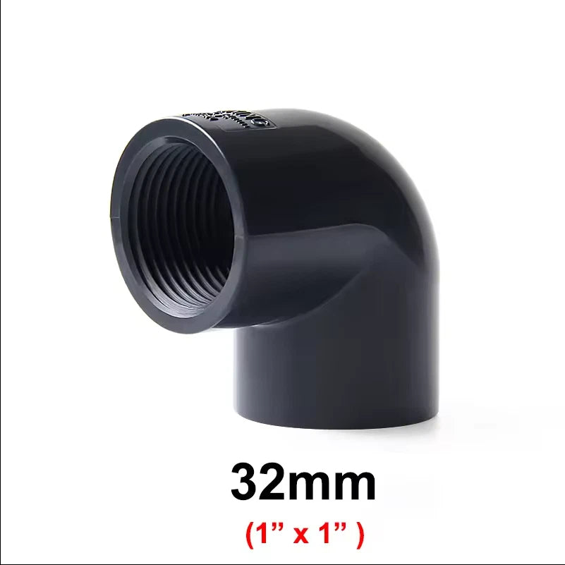 PVC 90° Elbow Female Thread Pressure Fittings Adhesive Connector Pipe Fittings