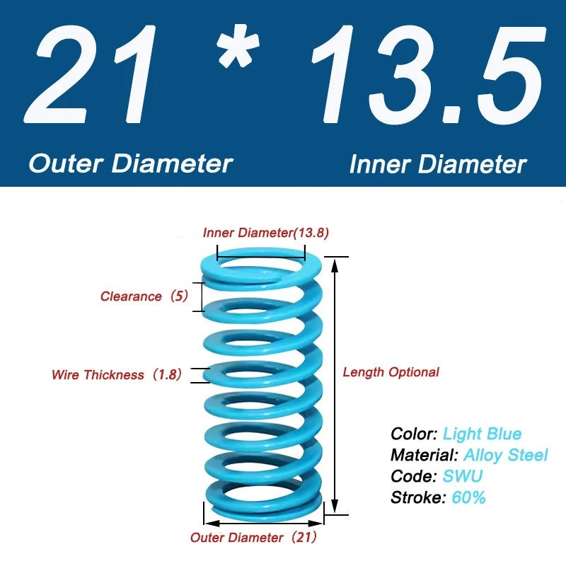 Compression Rate 60% Heavy Duty Stiff Heavy Load Die Spring Compression Spring