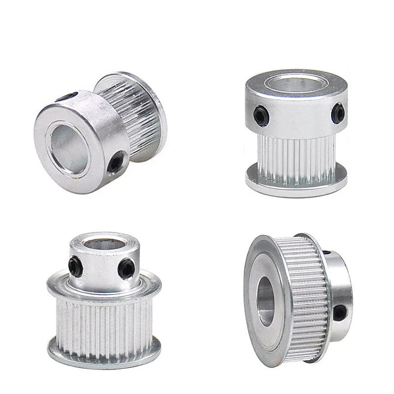 2GT Drive Pulley With Step 16 Tooth - 100 Tooth Bore 4mm - 25mm for 10mm Belt