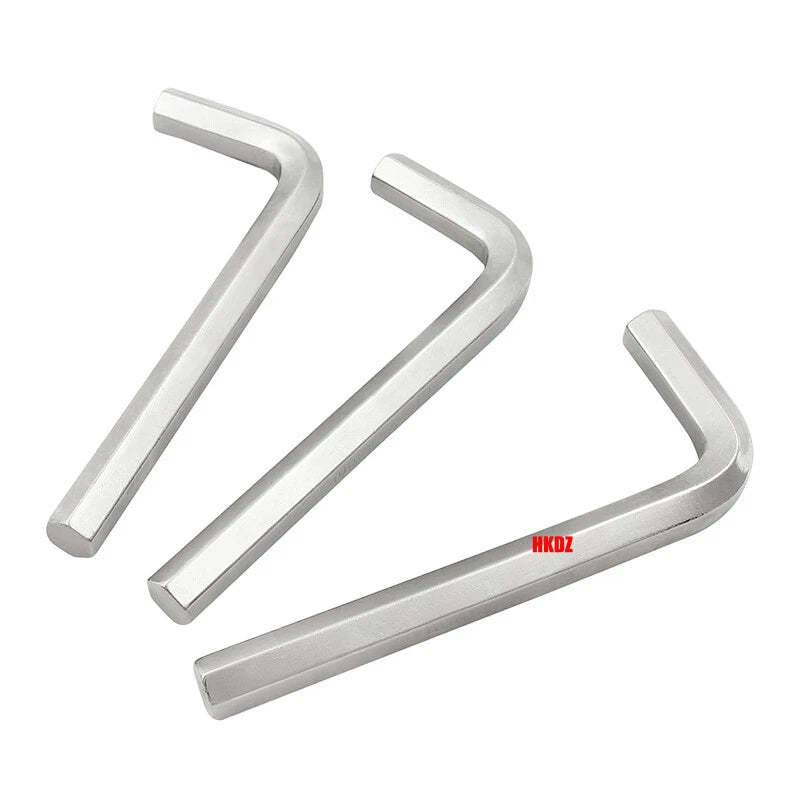 M2~M8 Metric Short Arm Allen Keys Hex Wrenches Hexagonal Key 0.9mm~4mm All Sizes