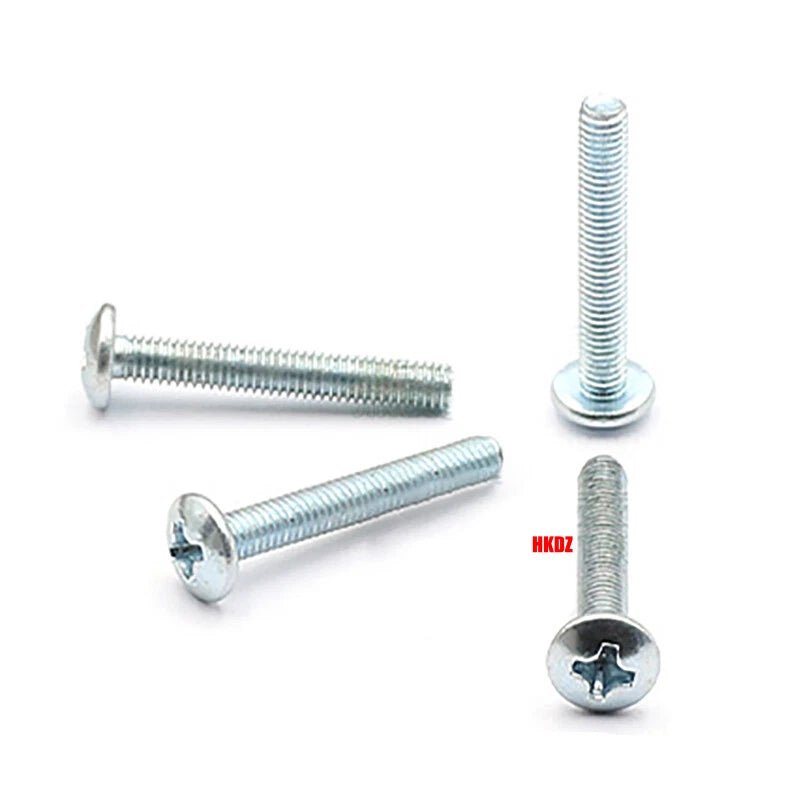 M2.3 M2.5 M3 Phillips Umbrella Head Machine Screws — Large Flat Head Bolts, Multiple Coatings - HomeDIYer