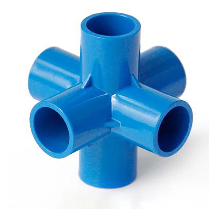 PVC Pipe Fittings Various Type Straight, Tee, Elbow Water Supply White Blue Grey
