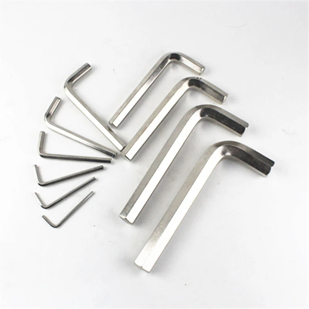 Long Arm Allen Key Metric 1.5mm-8mm Hexagonal Hex Wrench Stainless Steel 304 A2