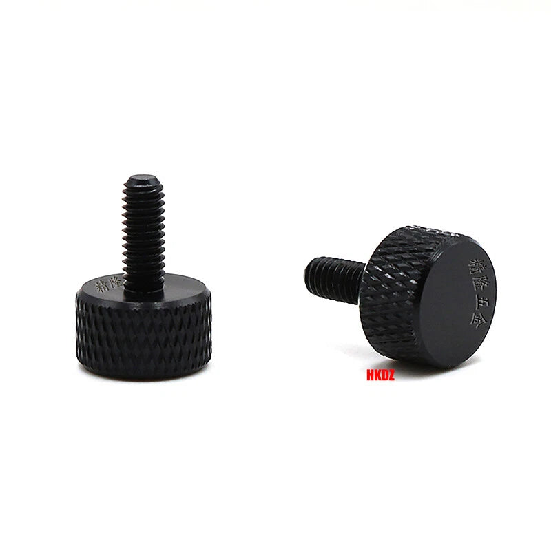 Aluminum Alloy Knurled Thumb Screws M3 M4x6~16mm DIY Hand Tighten Grip Knob Bolt