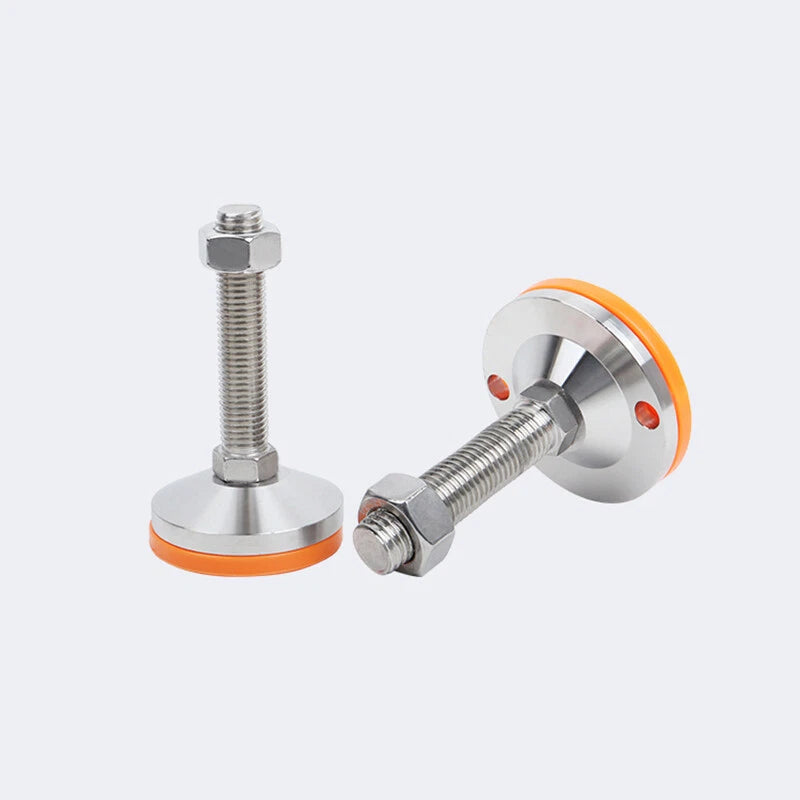 Anti‑Slip Heavy Levelling Machine Feet – Stainless Steel, Adjustable Height M8–M30 (30–200mm Lengths)